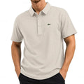 Bestseller! Men's Cooling Ice-Silk Waffle-Knit Polo Shirt