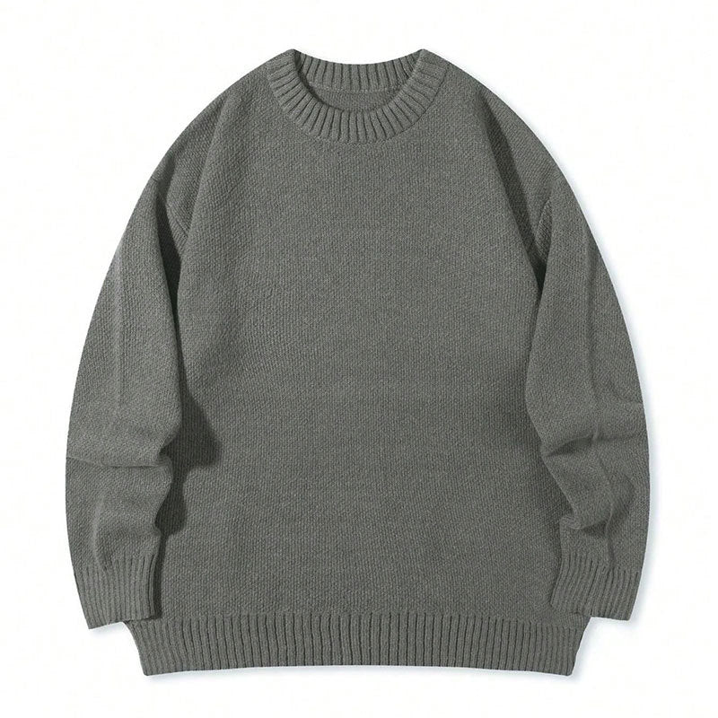 Solid Color Simple Sweater