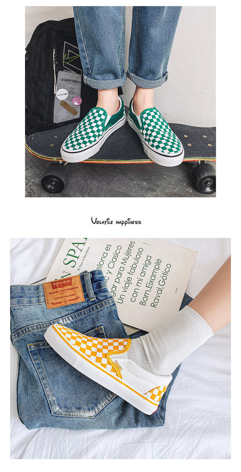 Vans Unisex Classic Slip-On Checkerboard Low Top Shoe