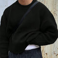 Solid Color Simple Sweater