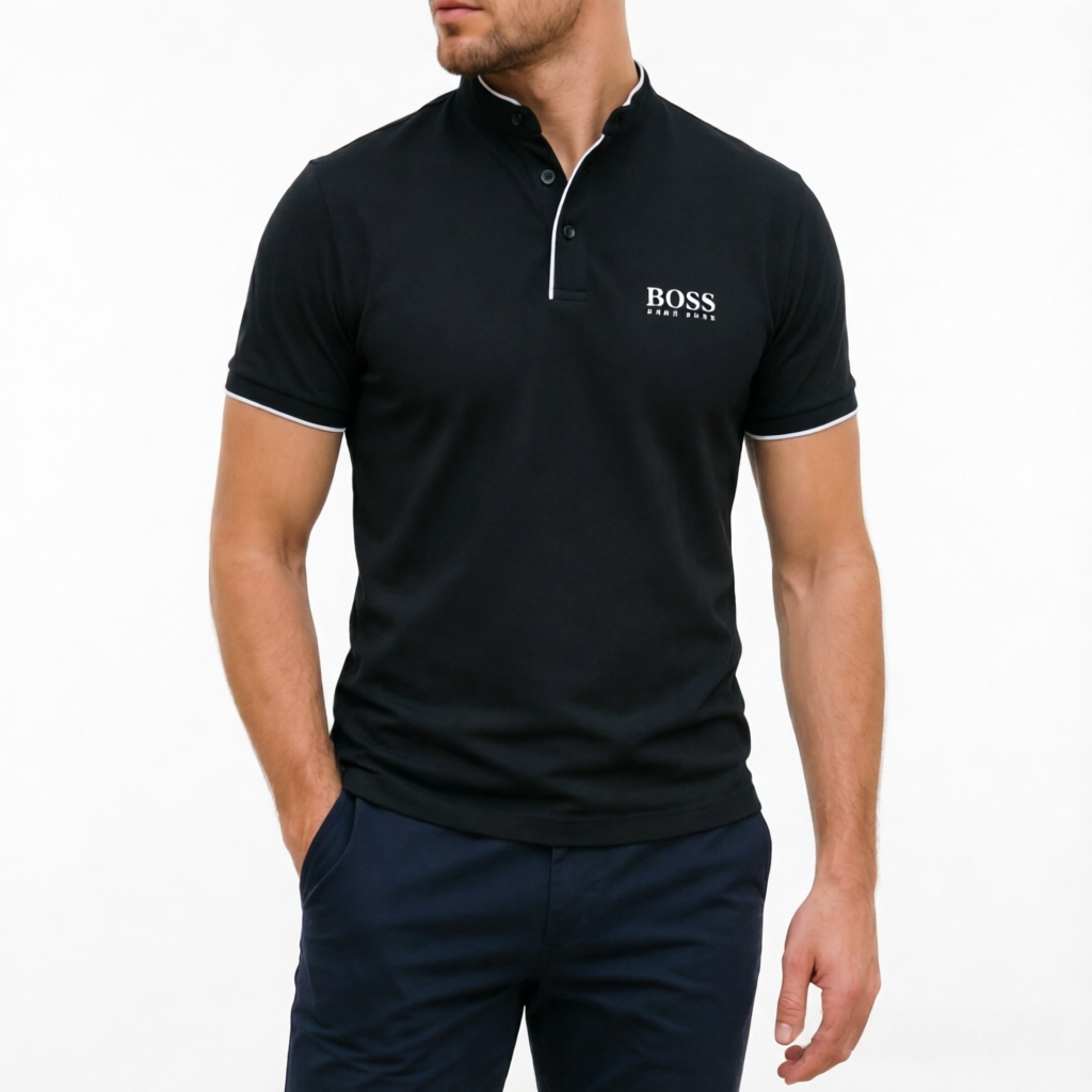 Everyday Premium Mandarin Collar Polo