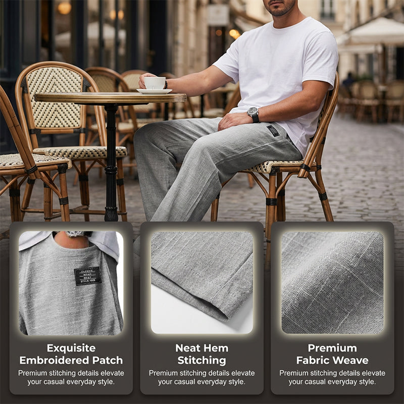Everyday Breathable Straight Leg Comfort Trousers