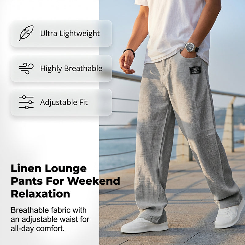 Everyday Breathable Straight Leg Comfort Trousers