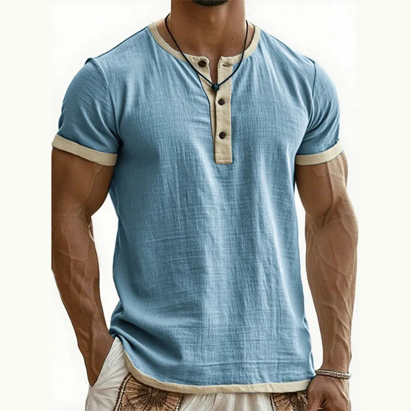 Everyday Breathable Henley Tee