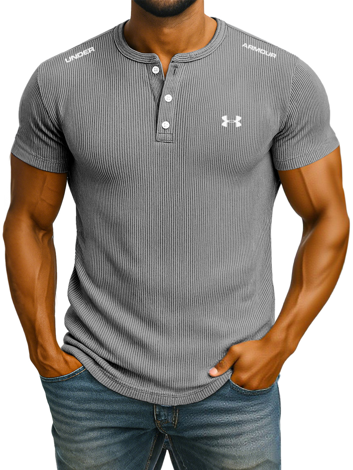 Everyday Casual Henley Comfort Tee